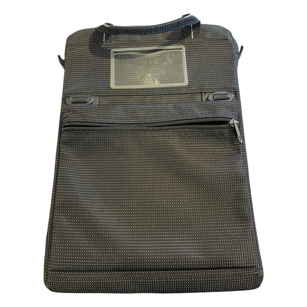 Brenthaven Vertical Messenger Black Cortex Laptop Computer Bag Fits Up to 13”